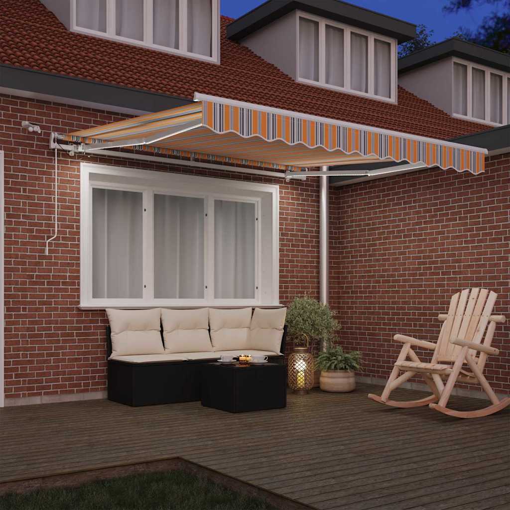 Tenda retrattile Multicolore 350 x 250 cm Poliestere
