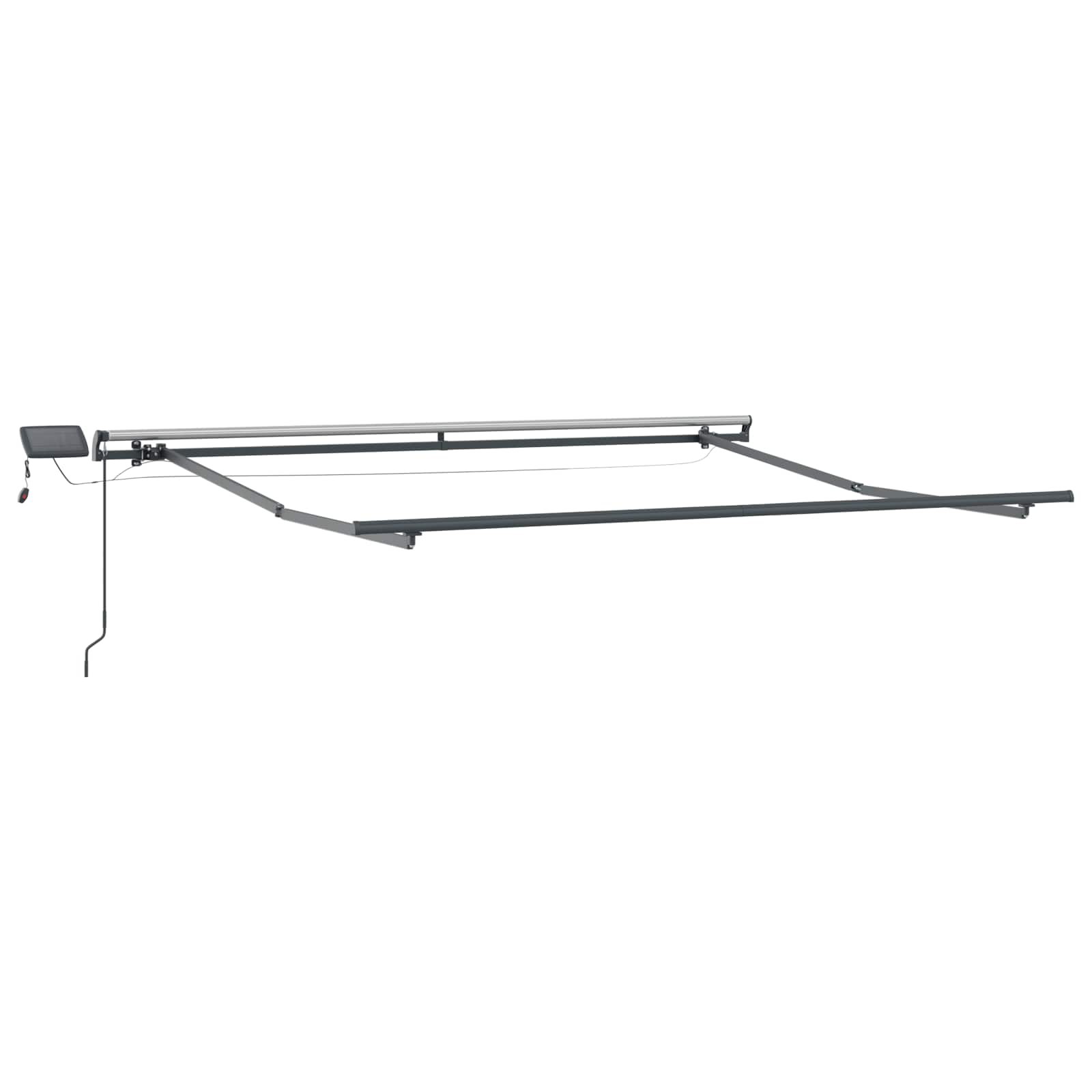 Tenda retrattile Multicolore 350 x 250 cm Tessuto e Alluminio