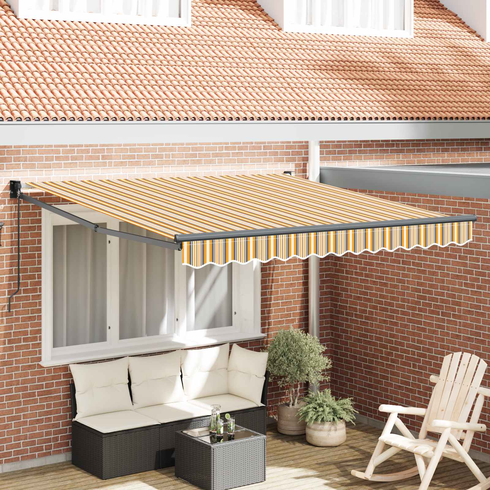 Tenda retrattile Multicolore 350 x 250 cm