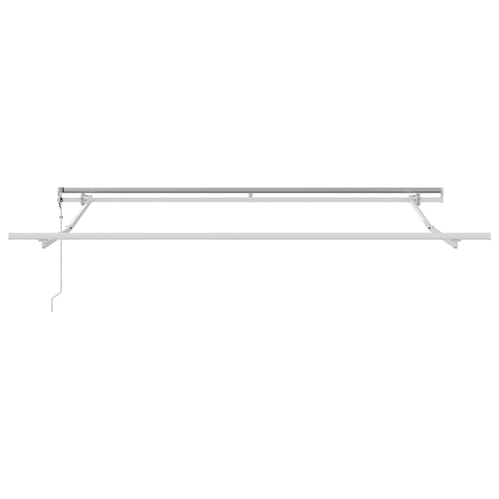 Tenda retrattile Beige 350 x 250 cm Tessuto e Alluminio