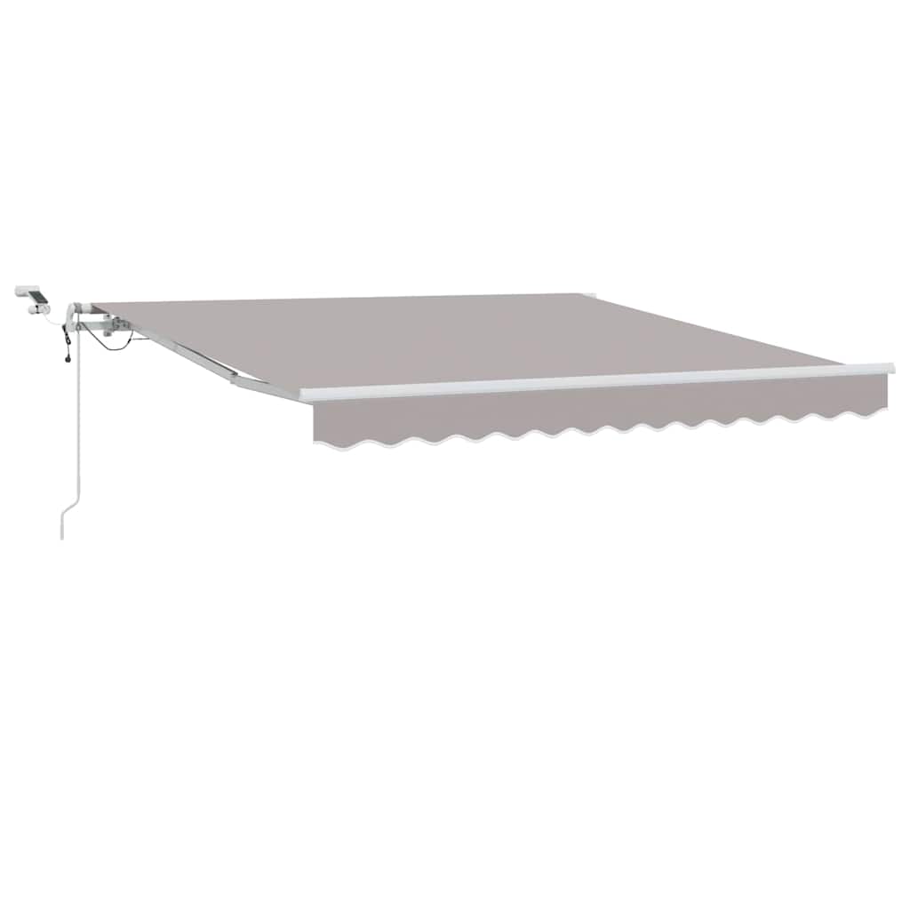 Tenda retrattile Grigio Chiaro 350 x 250 cm Poliestere