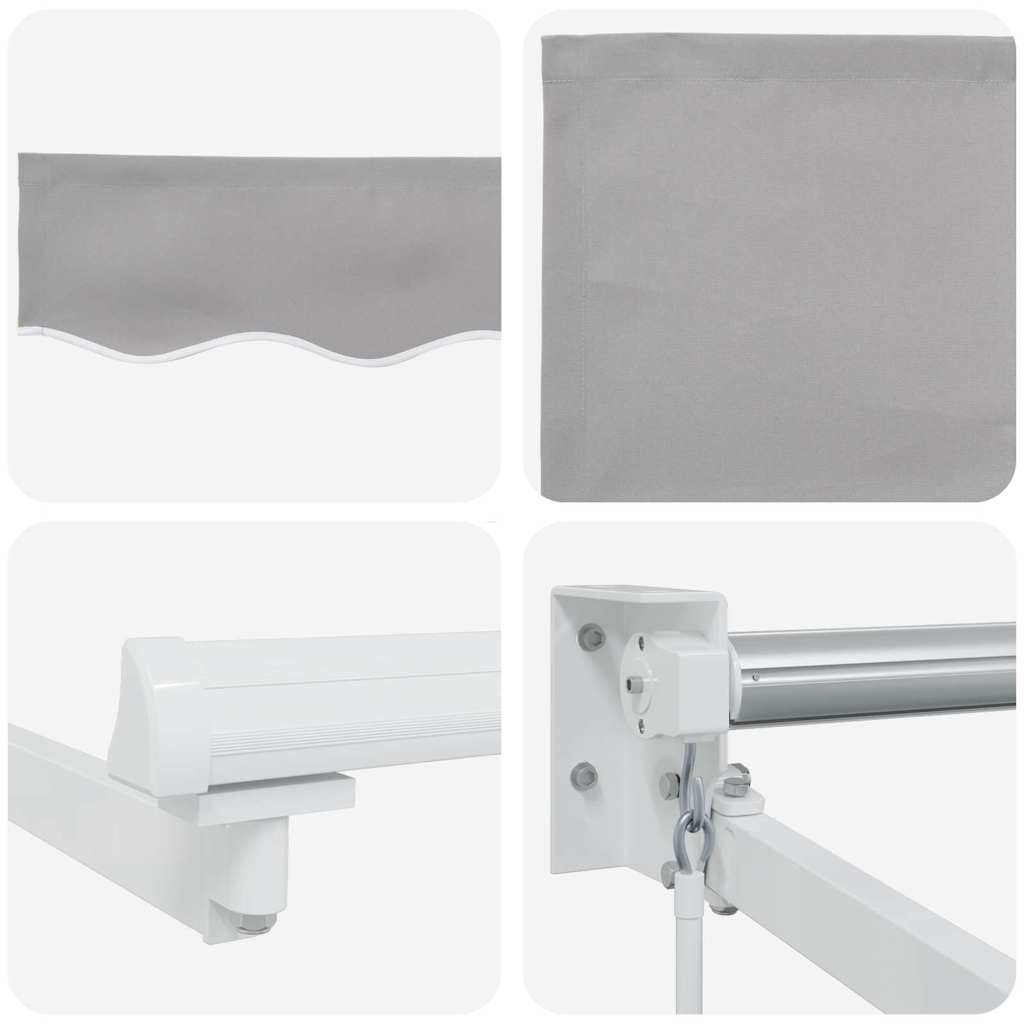 Tenda retrattile Grigio Chiaro 350 x 250 cm