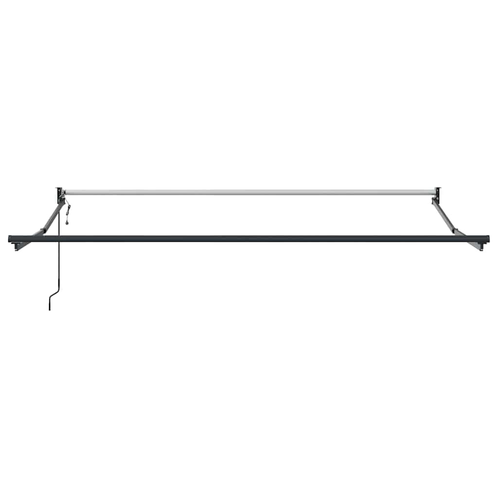 Tenda retrattile Rosso 350 x 250 cm Poliestere e Metallo