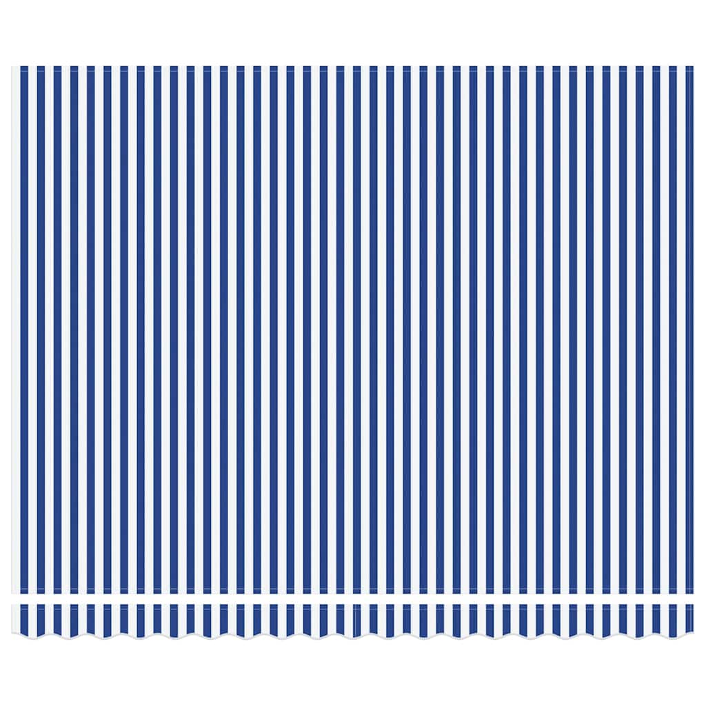 Tenda retrattile Blu e Bianco 400 × 300 cm