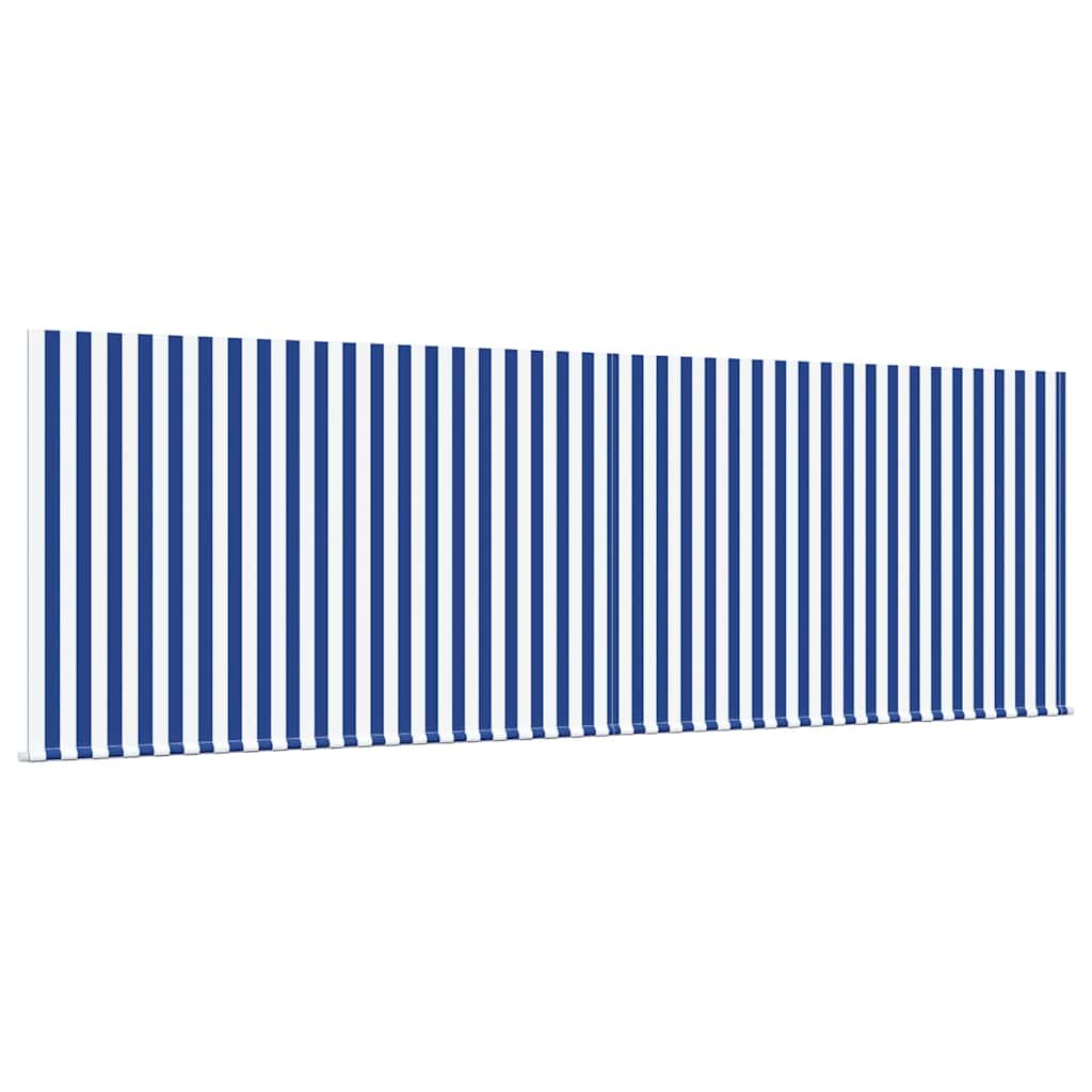 Tenda retrattile Blu e Bianco 400 × 300 cm