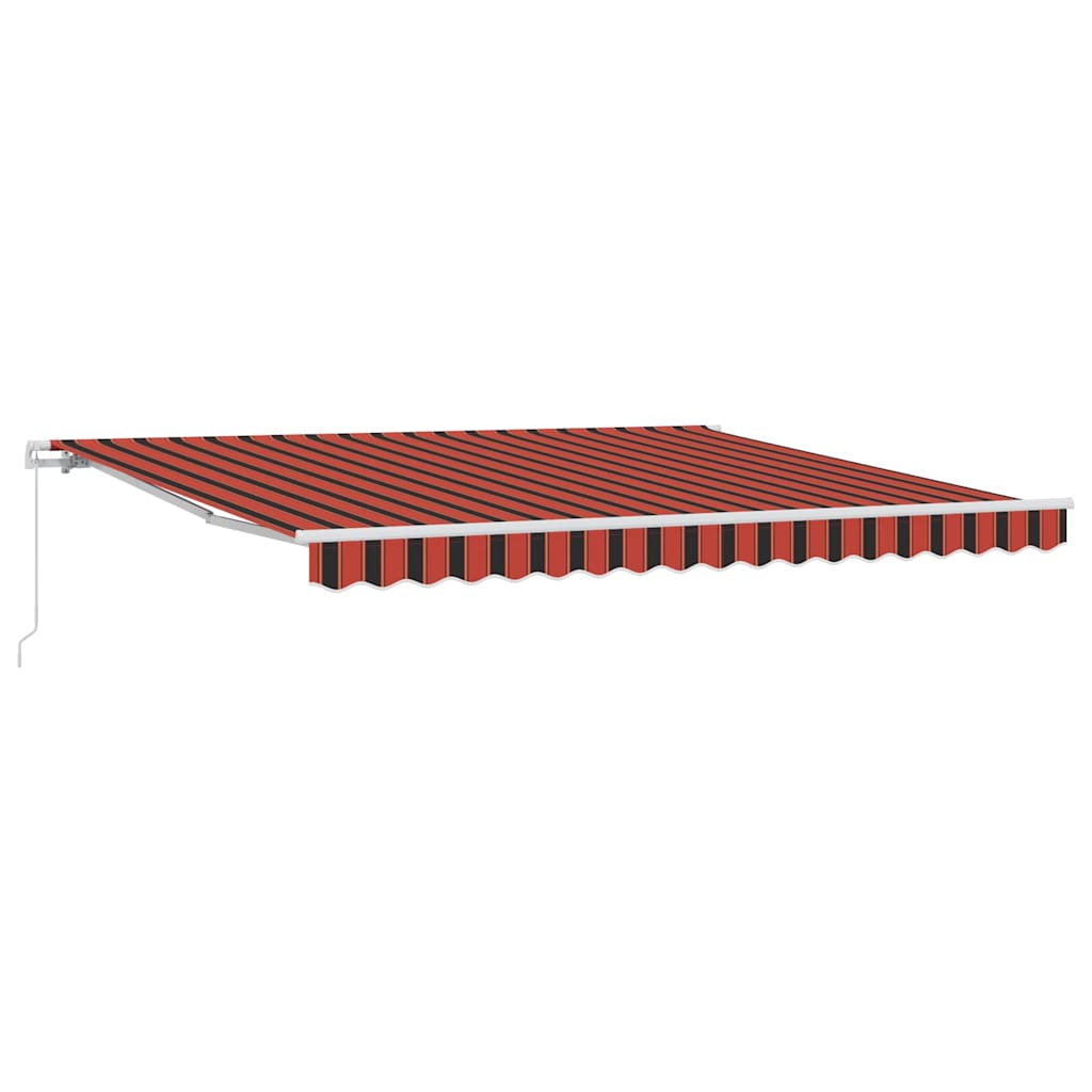 Tenda retrattile Arancione e Marrone 400 × 300 cm