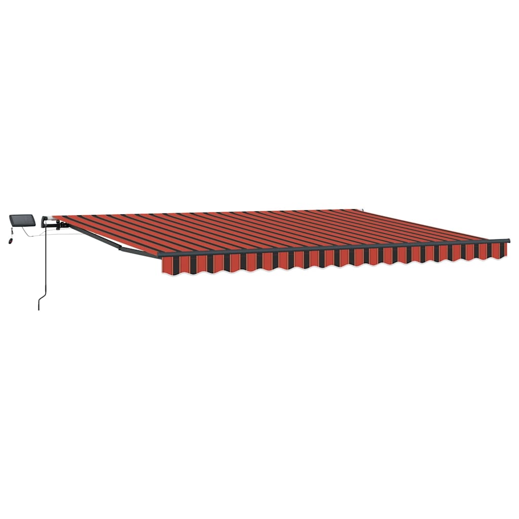 Tenda retrattile arancione e marrone 400 × 300 cm
