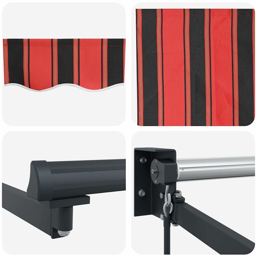 Tenda retrattile Arancione e Marrone 400 × 300 cm