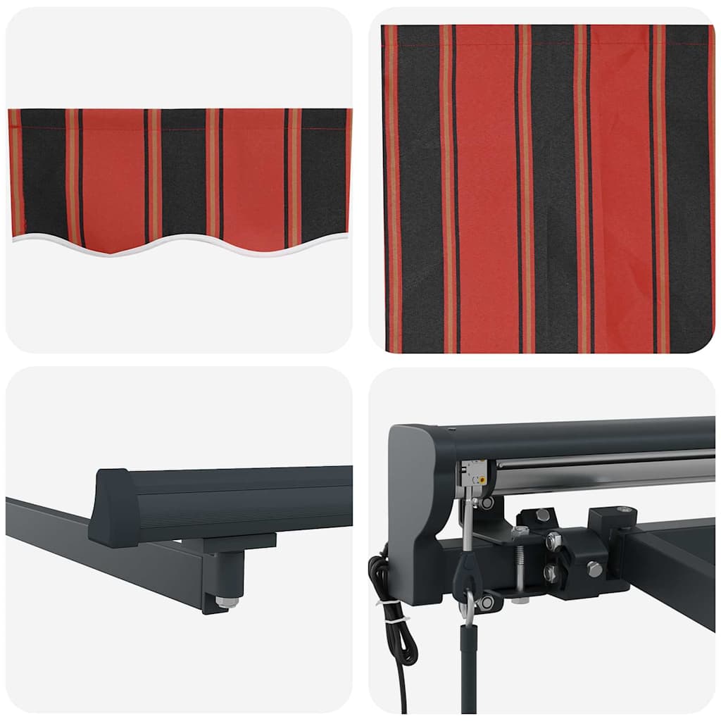 Struttura della tenda Arancione e Nero 400 × 300 cm
