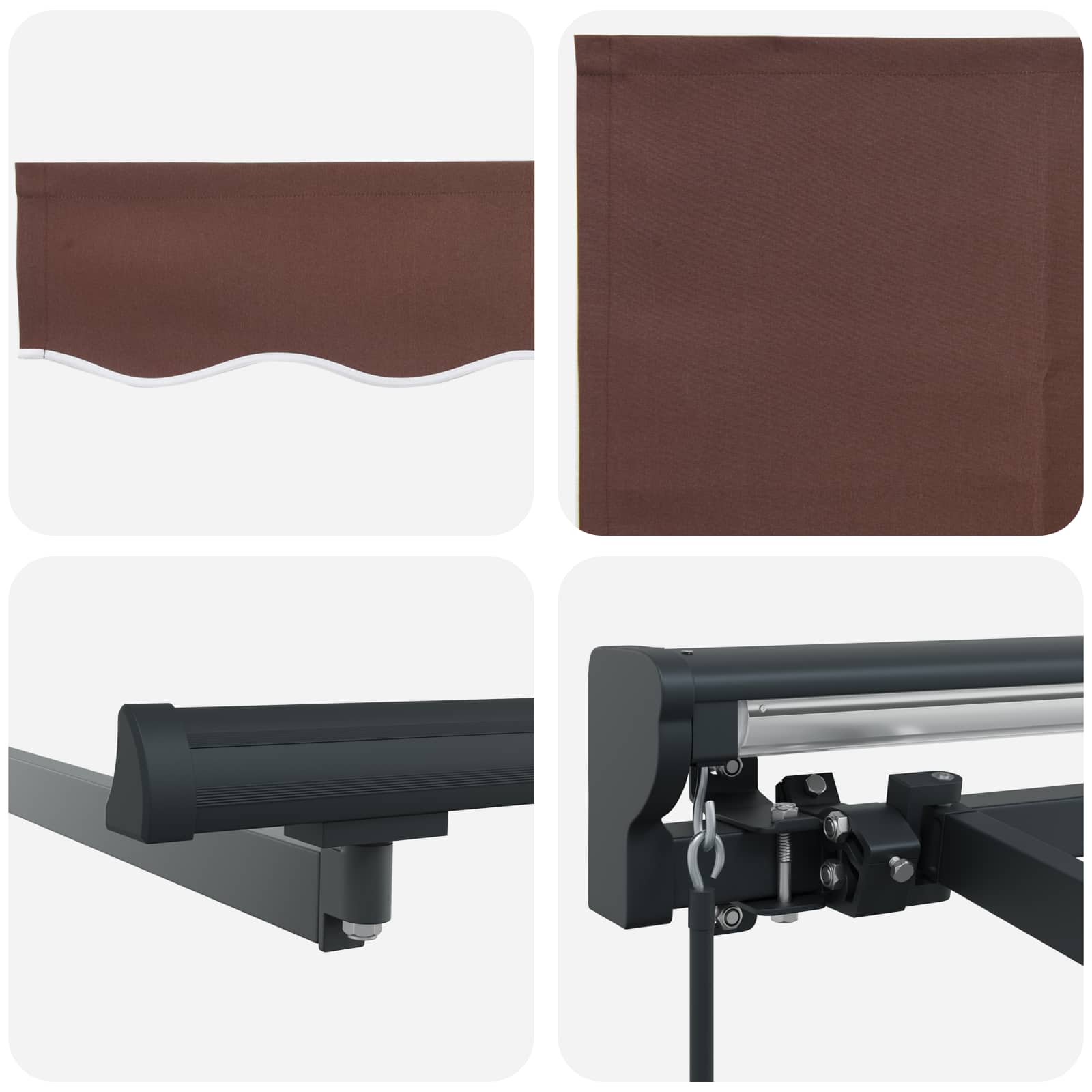 Struttura della tenda Marrone 400 × 300 cm