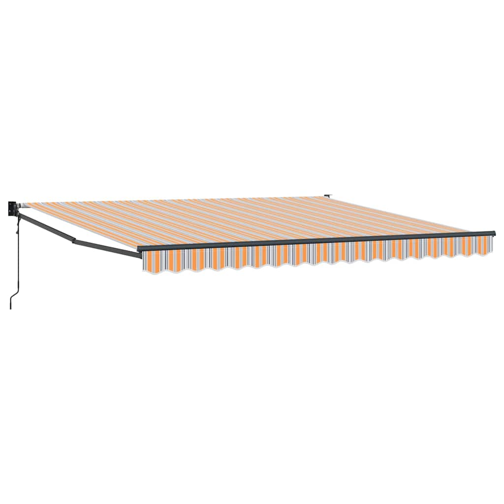 Tenda retrattile Multicolore 400 × 300 cm Poliestere e Metallo
