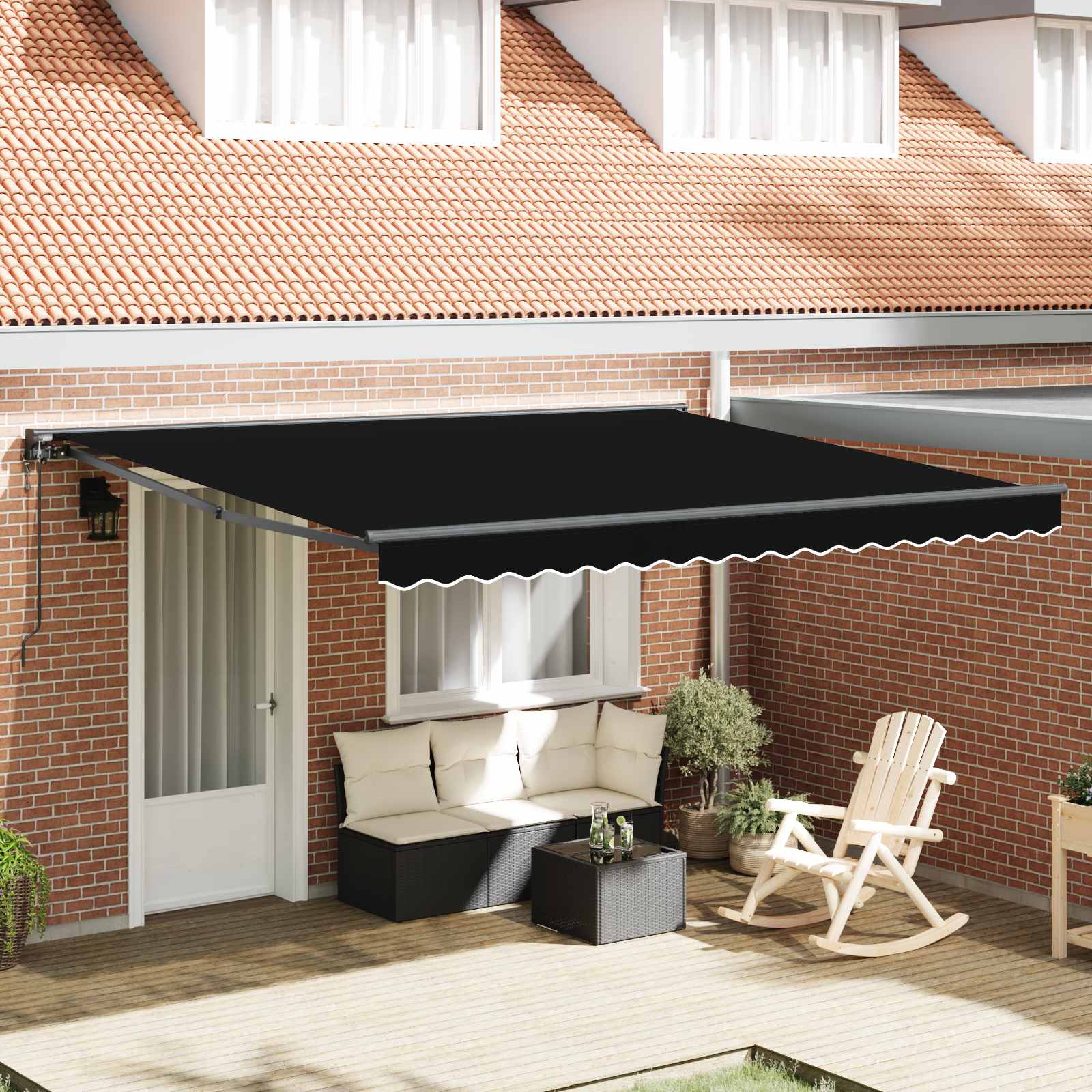 Struttura della tenda Nero 400 × 300 cm