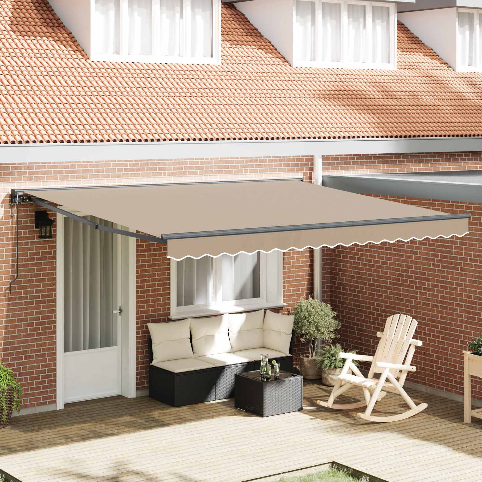 Struttura della tenda Beige 400 × 300 cm