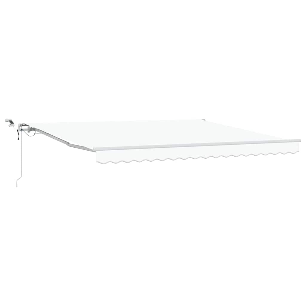 Tenda retrattile Bianco 400 × 300 cm Poliestere