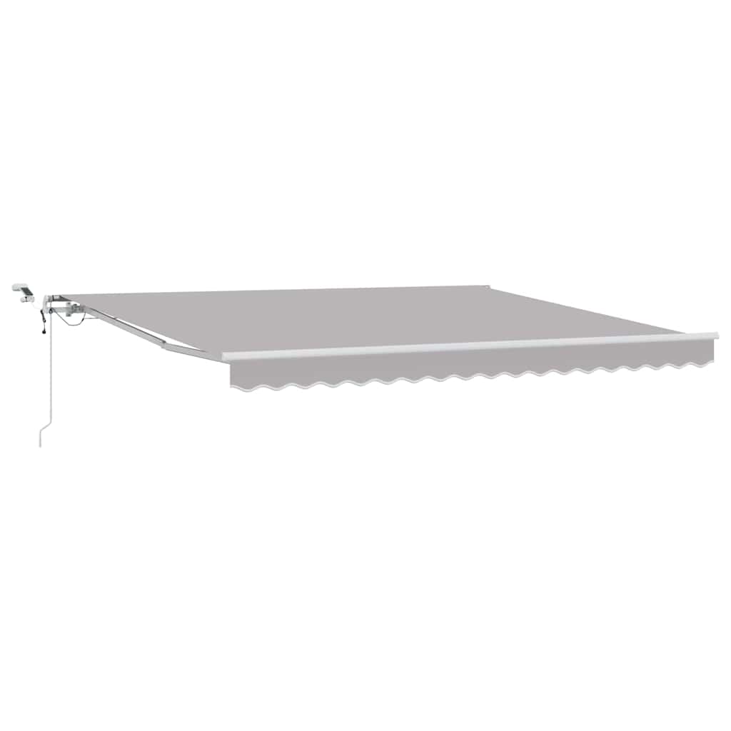 Tenda retrattile Grigio Chiaro 400 × 300 cm Poliestere