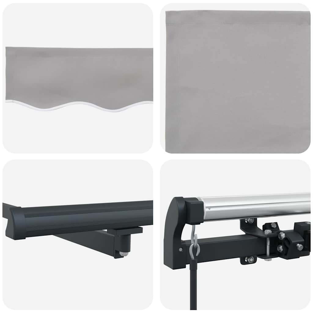 Tenda retrattile Grigio Chiaro 400 × 300 cm