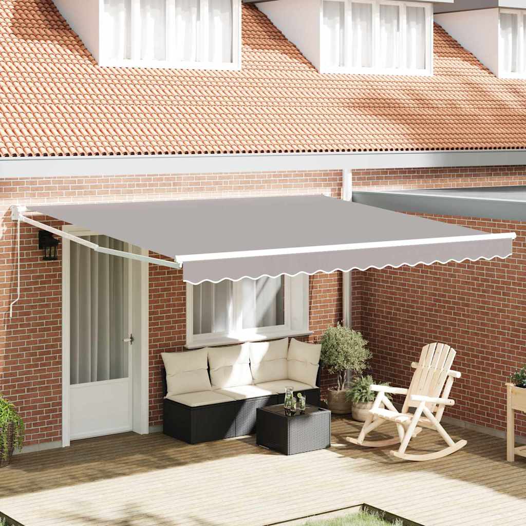 Tenda retrattile Grigio Chiaro 400 × 300 cm