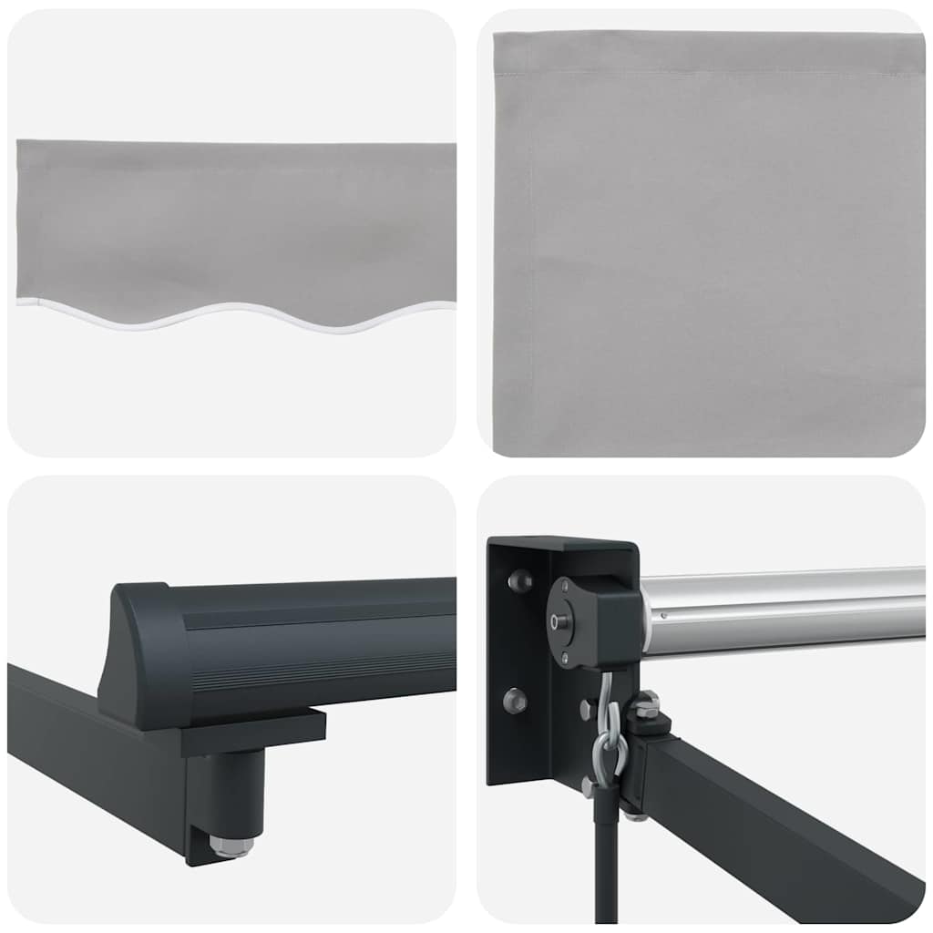 Tenda retrattile Grigio Chiaro 400 × 300 cm
