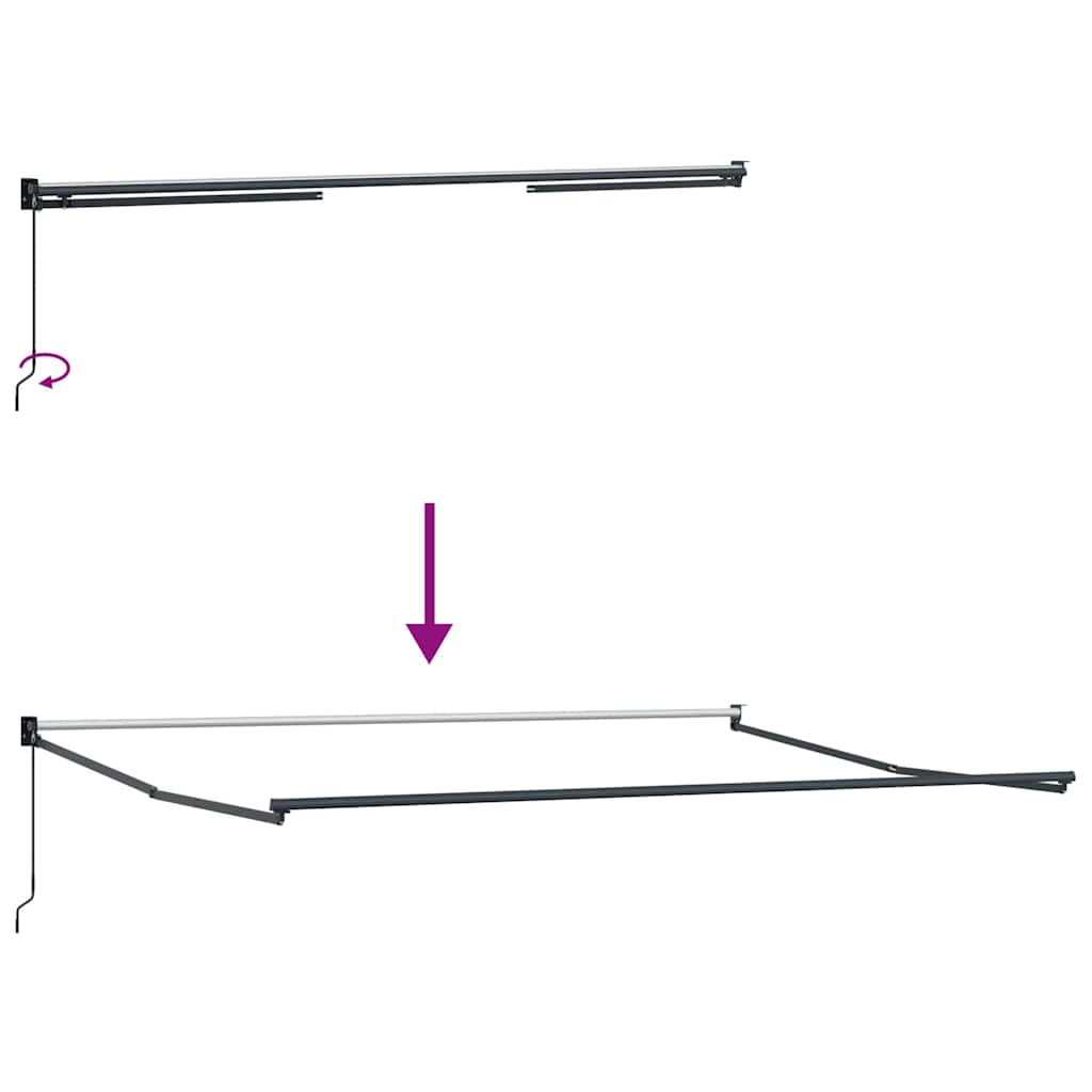 Tenda retrattile Grigio Chiaro 400 × 300 cm