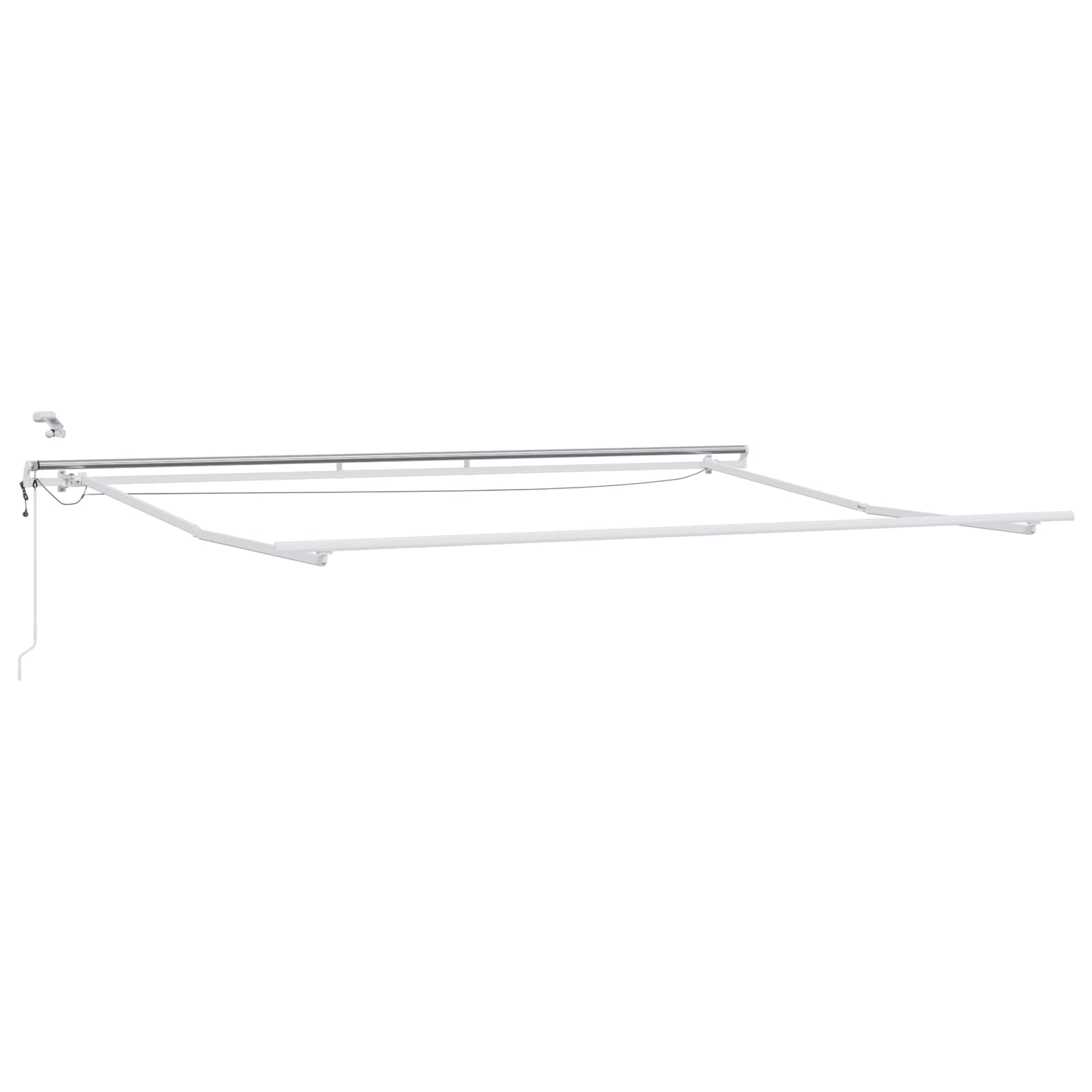 Tenda retrattile Giallo e Arancione 400 × 350 cm Poliestere