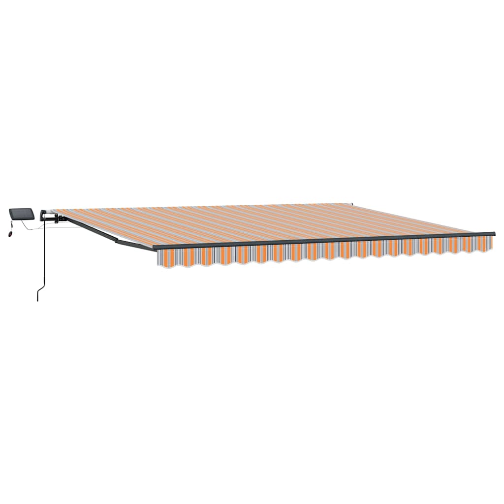 Tenda retrattile Multicolore 400 × 350 cm Tessuto e Alluminio
