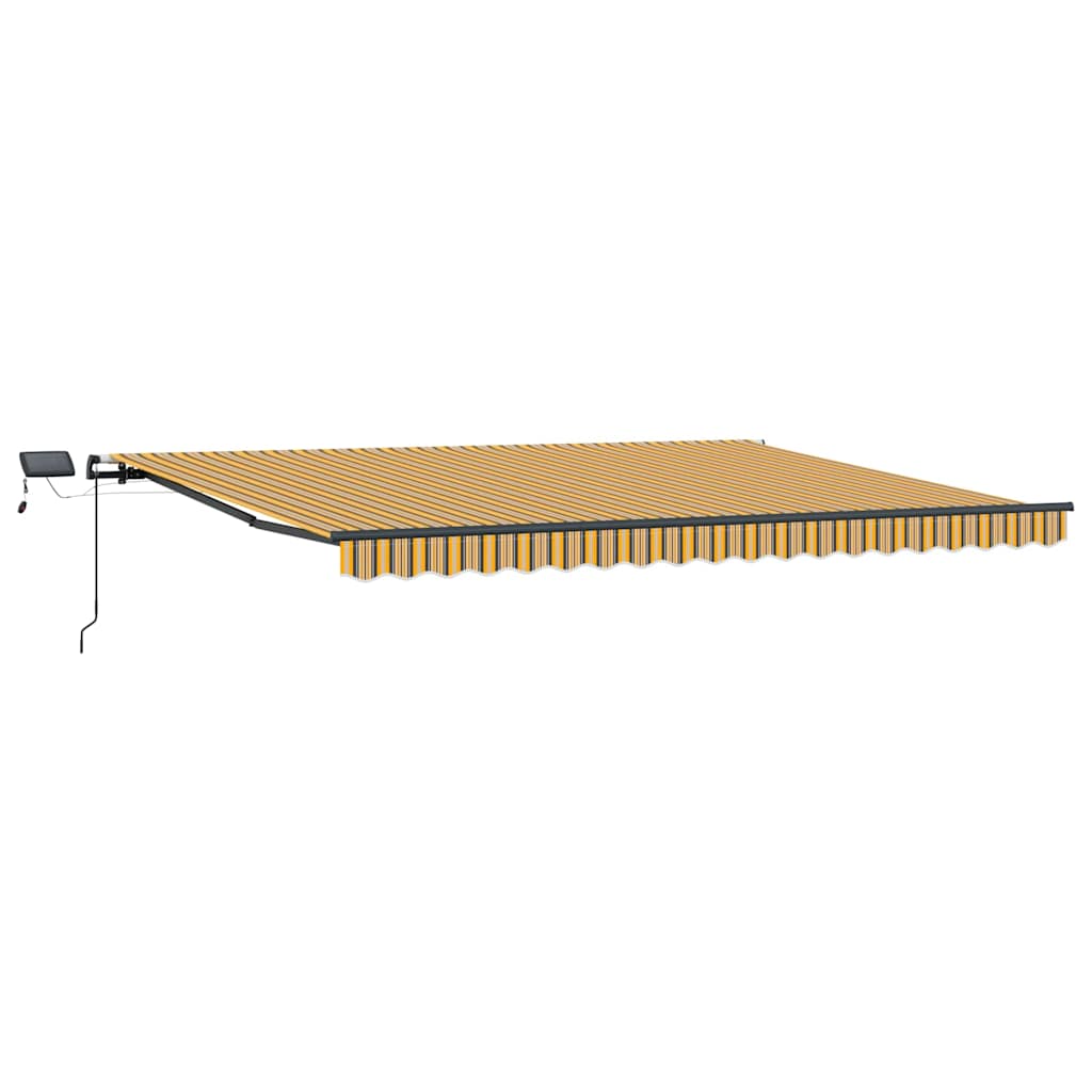 Tenda retrattile Multicolore 400 × 350 cm Tessuto e Alluminio