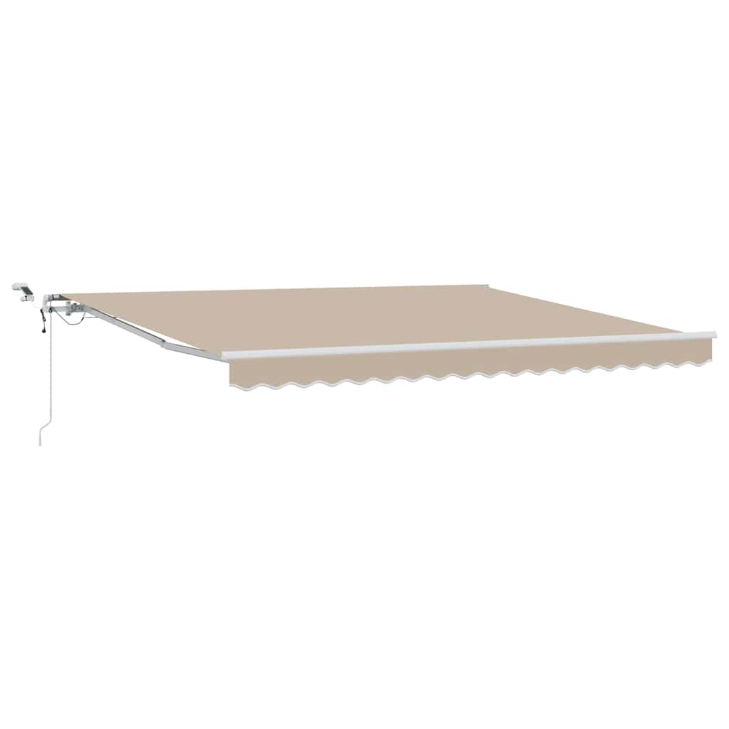 Tenda retrattile Beige 400 × 350 cm Poliestere