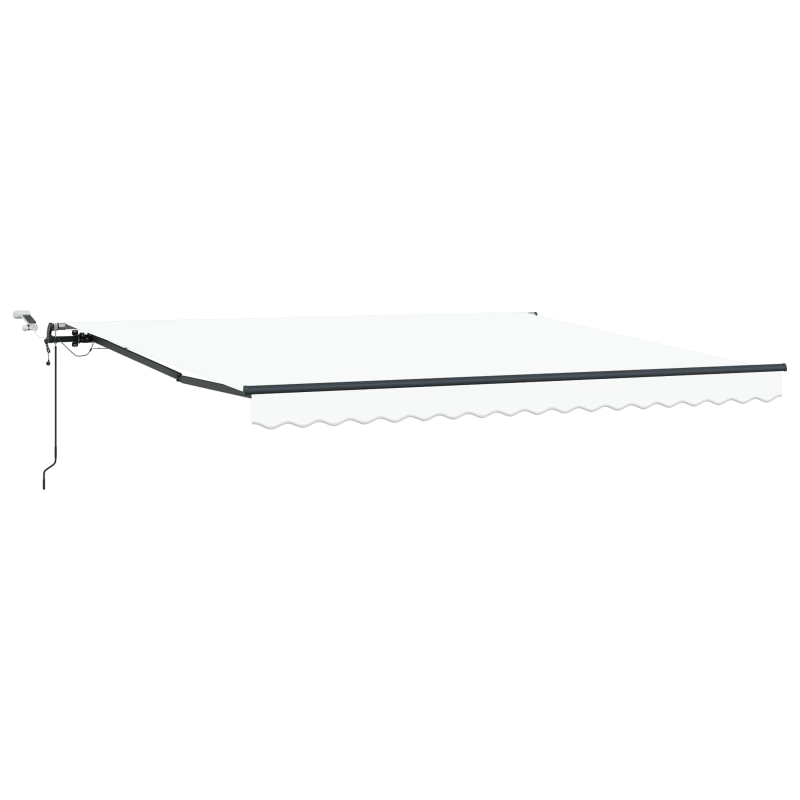 Tenda retrattile Bianco 400 × 350 cm Poliestere