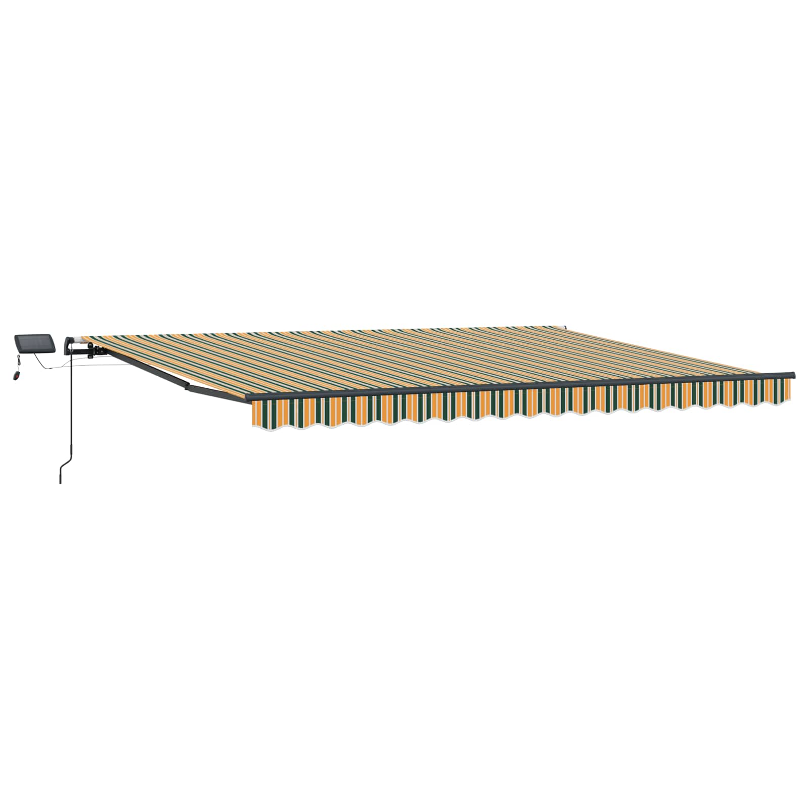 Tenda retrattile Verde e giallo 400 × 350 cm