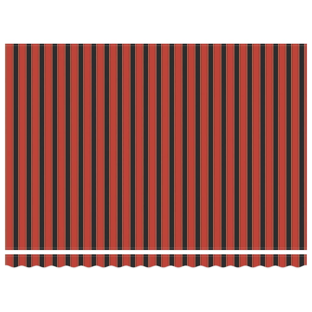 Tenda retrattile Arancione e Marrone 450 × 300 cm Poliestere