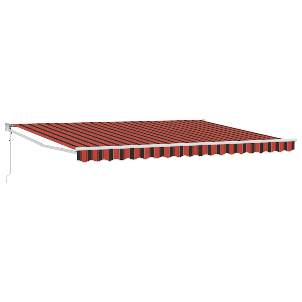 Tenda retrattile Arancione e Marrone 450 x 300 x 165 cm