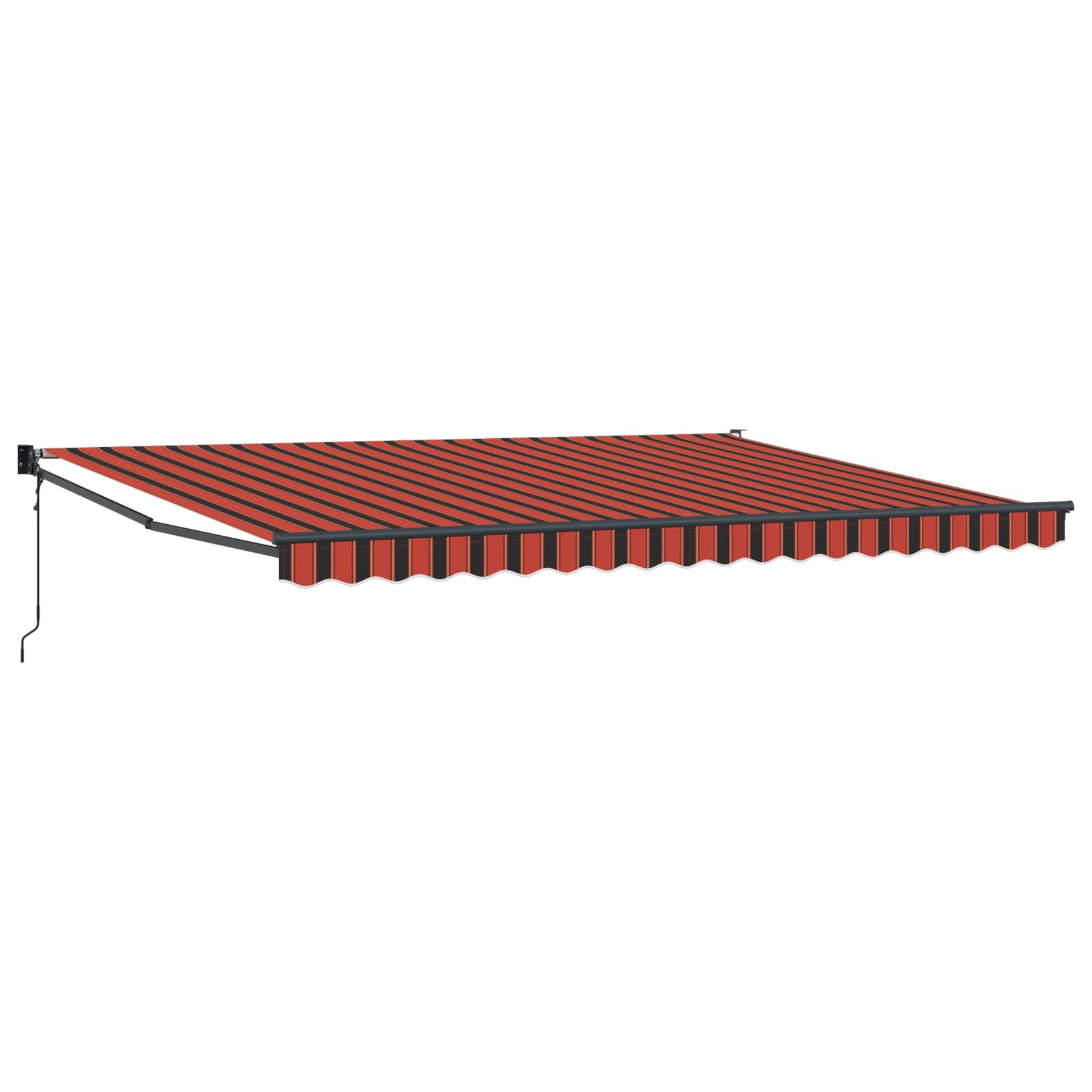 Tenda retrattile Arancione e Marrone 450 x 300 x 165 cm
