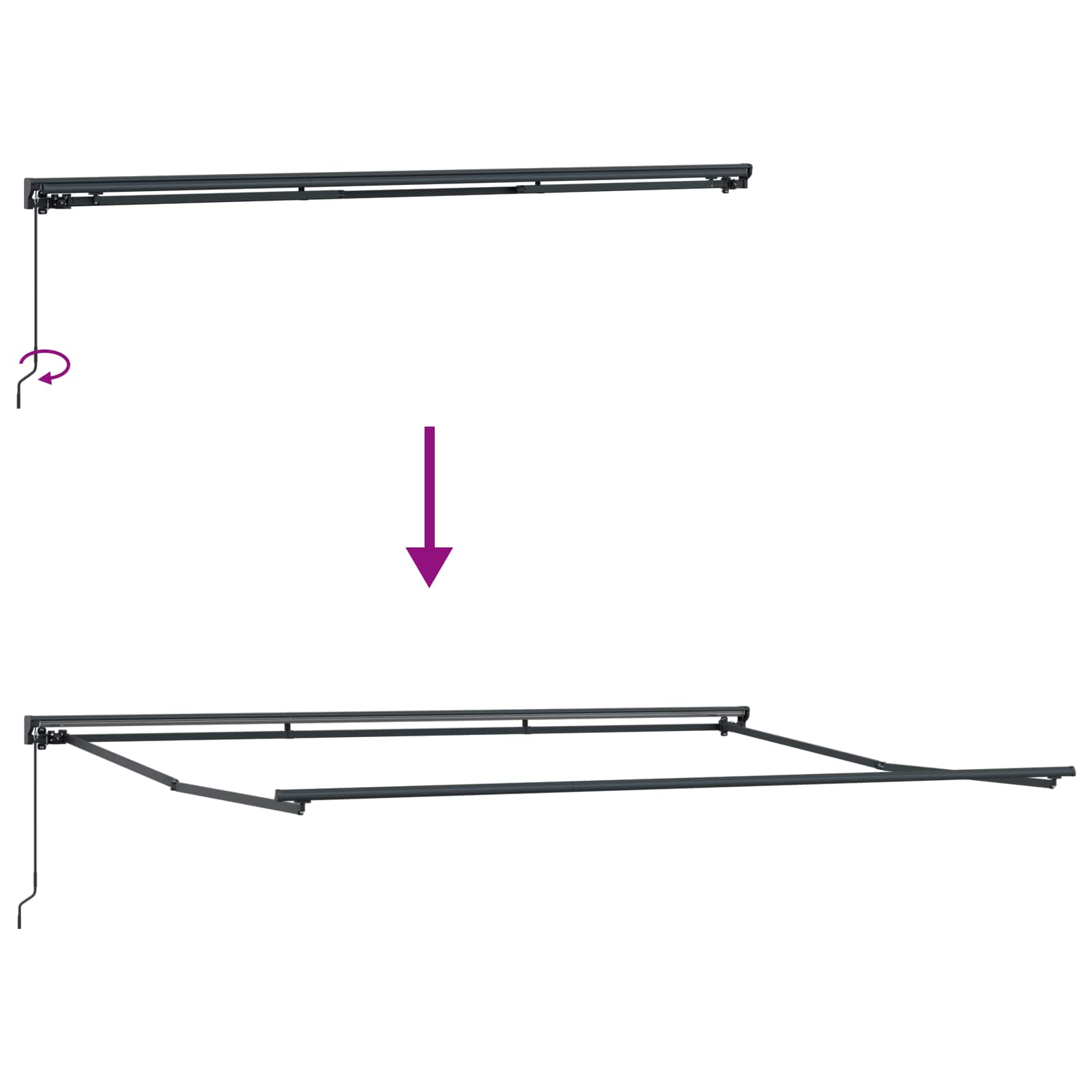 Struttura della tenda Multicolore 450 × 300 cm