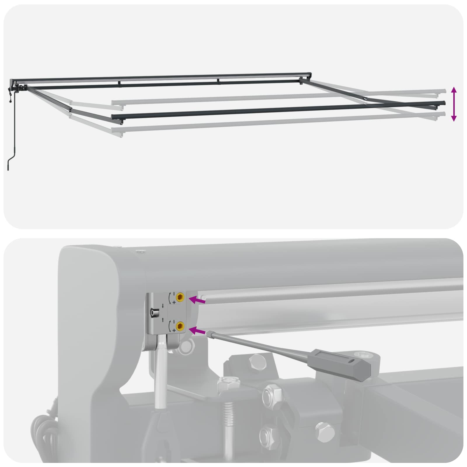 Struttura della tenda Multicolore 450 × 300 cm