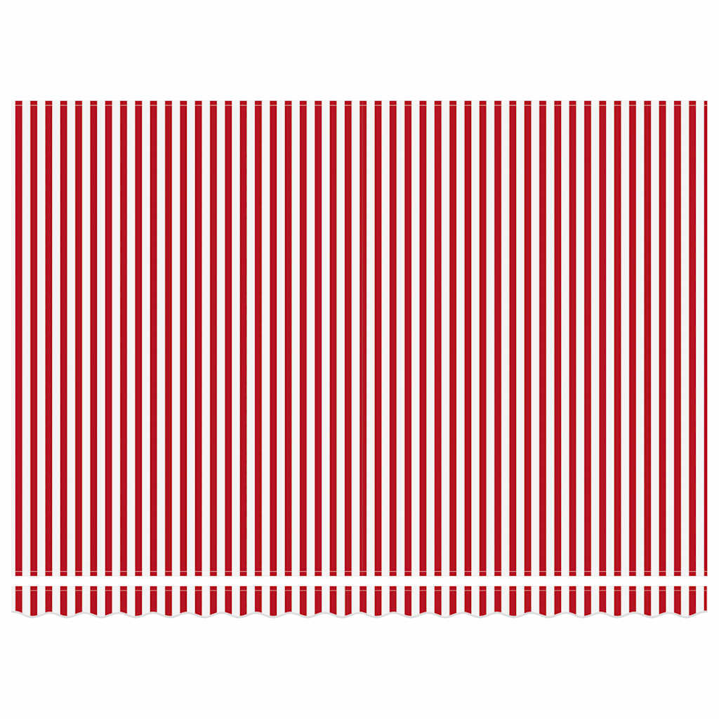 Tenda retrattile Rosso e Bianco 450 x 300 x 165 cm
