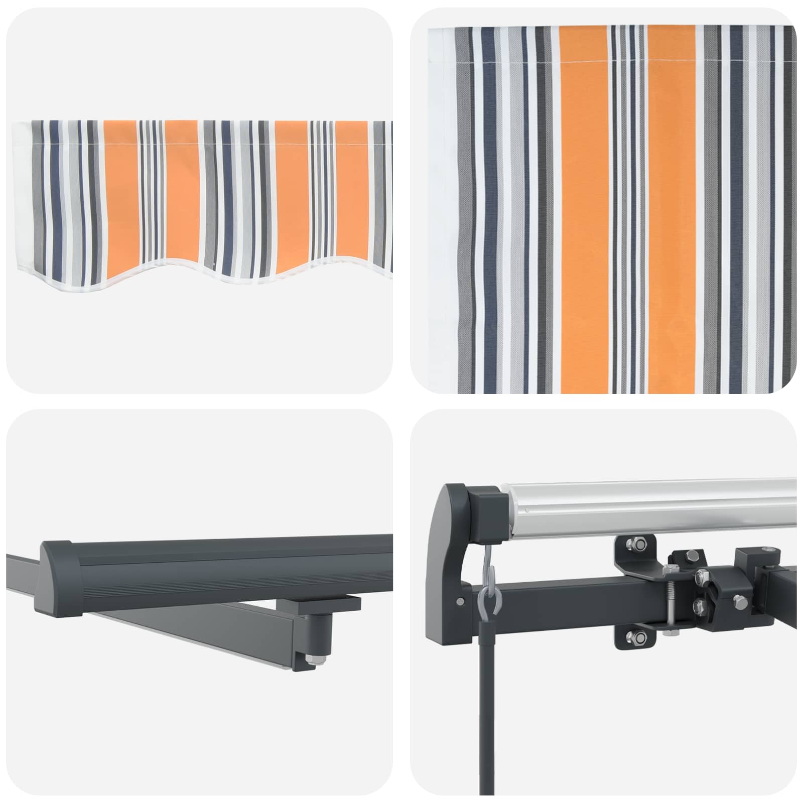Tenda retrattile Multicolore 450 × 300 cm