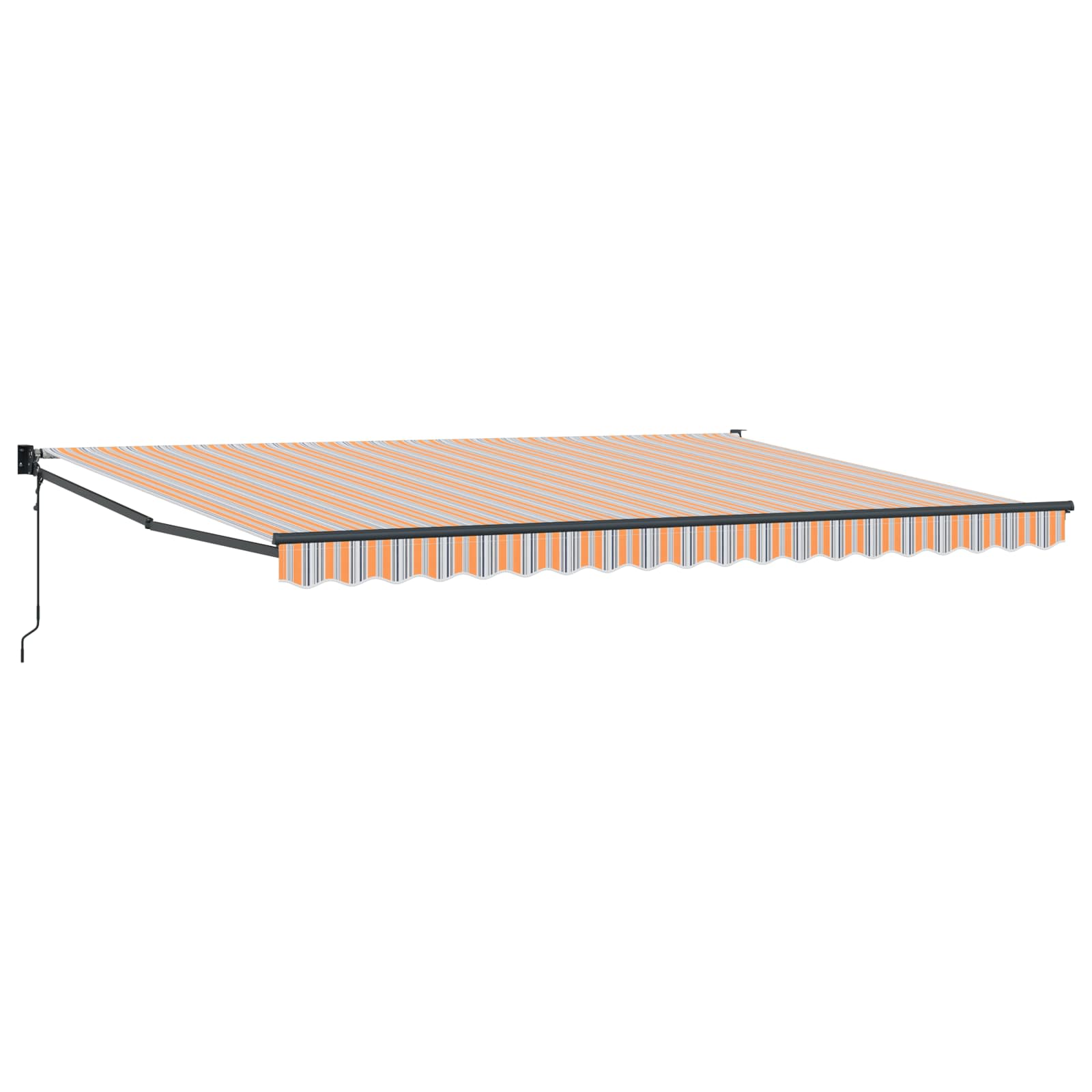 Tenda retrattile Multicolore 450 × 300 cm Poliestere e Metallo