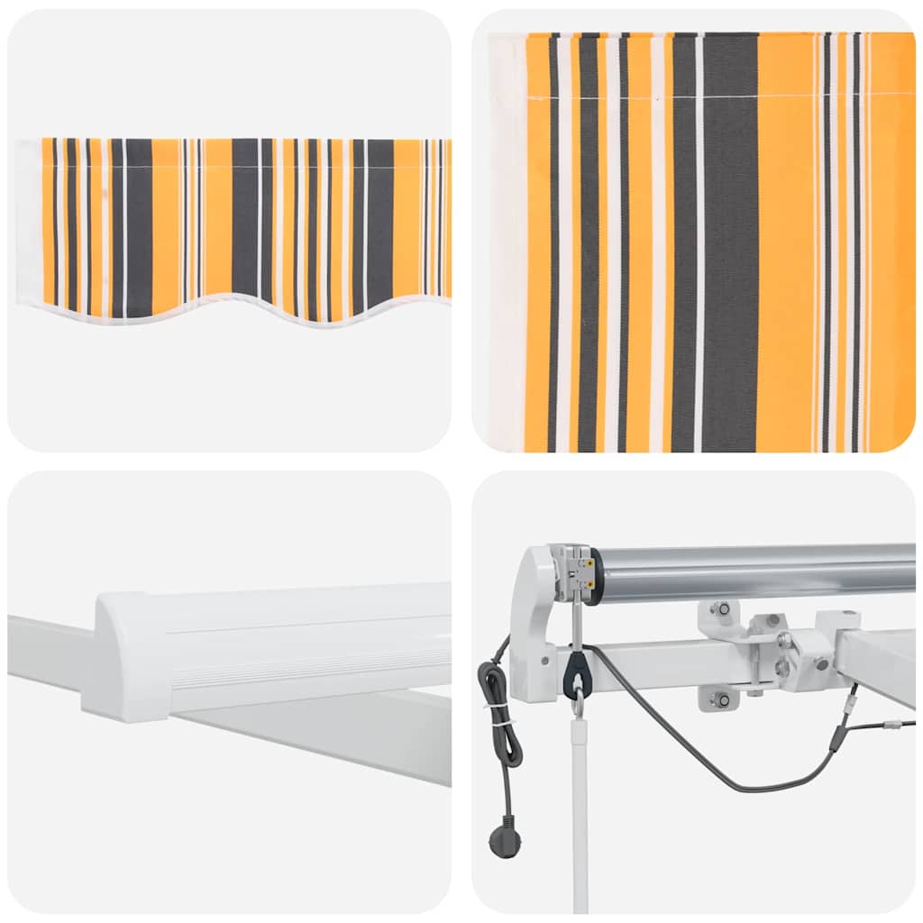 Tenda retrattile Multicolore 450 × 300 cm Poliestere