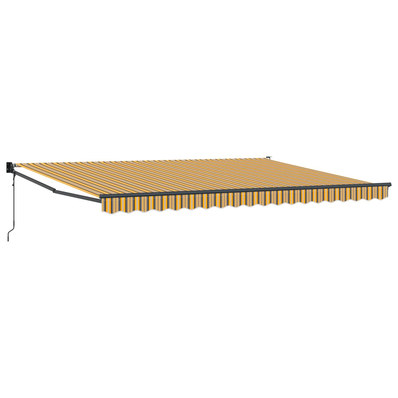 Tenda retrattile Multicolore 450 × 300 cm Poliestere e Metallo