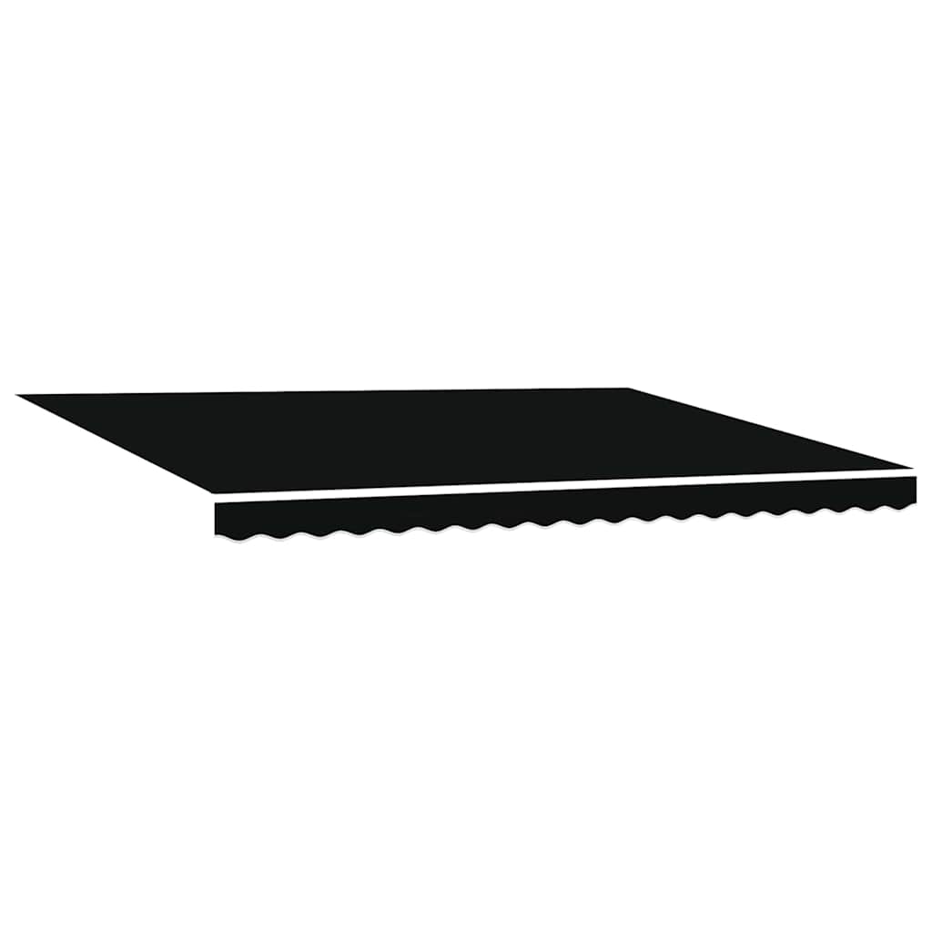 Tenda retrattile Nero 450 × 300 cm Poliestere e Metallo