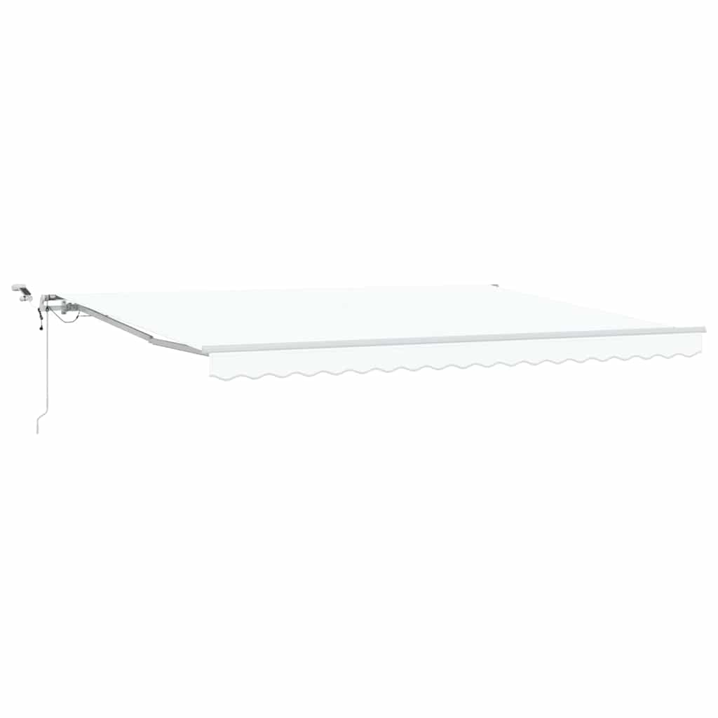 Tenda retrattile Bianco 450 × 300 cm Poliestere