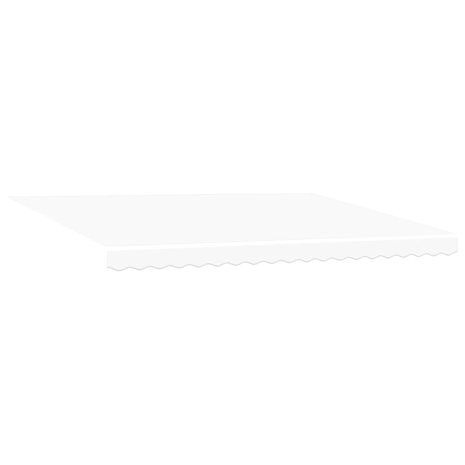 Tenda retrattile Bianco 450 × 300 cm Poliestere