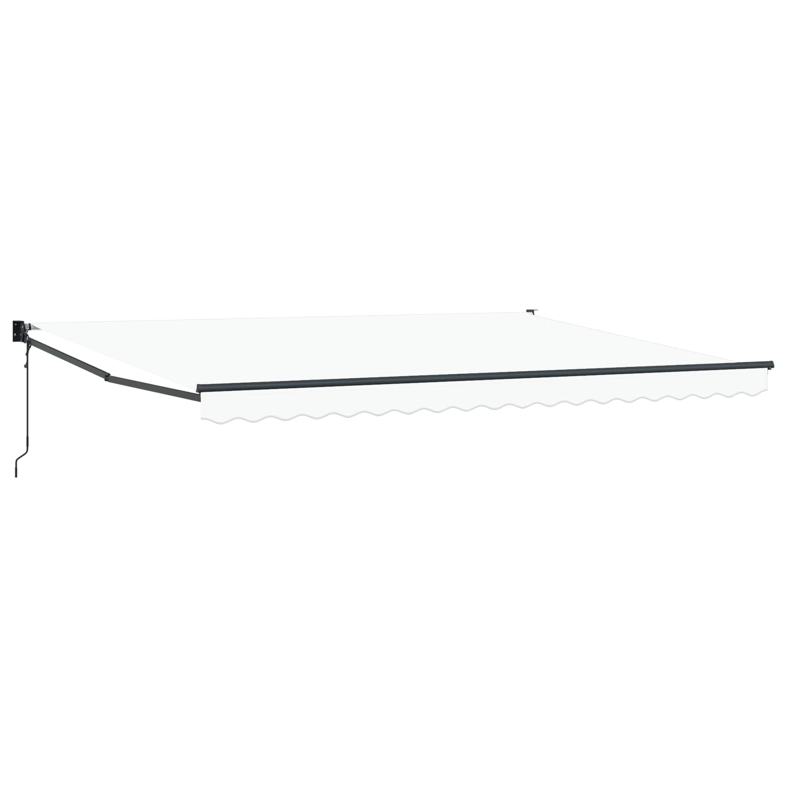 Tenda retrattile Bianco 450 x 300 x 165 cm Poliestere e Metallo