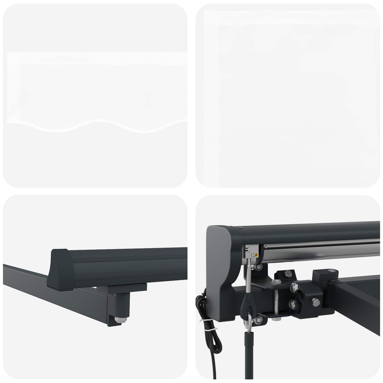Struttura della tenda Bianco 450 × 300 cm