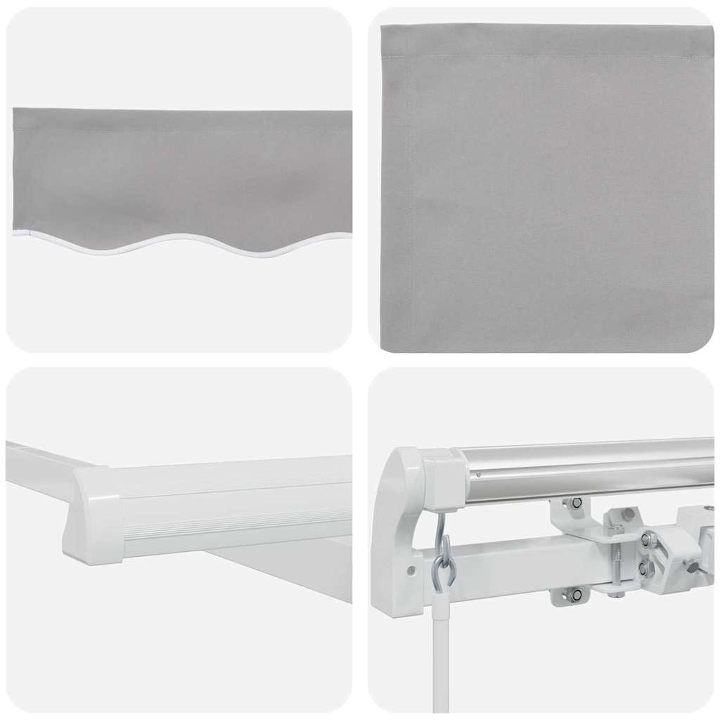 Tenda retrattile Grigio Chiaro 450 x 300 x 165 cm