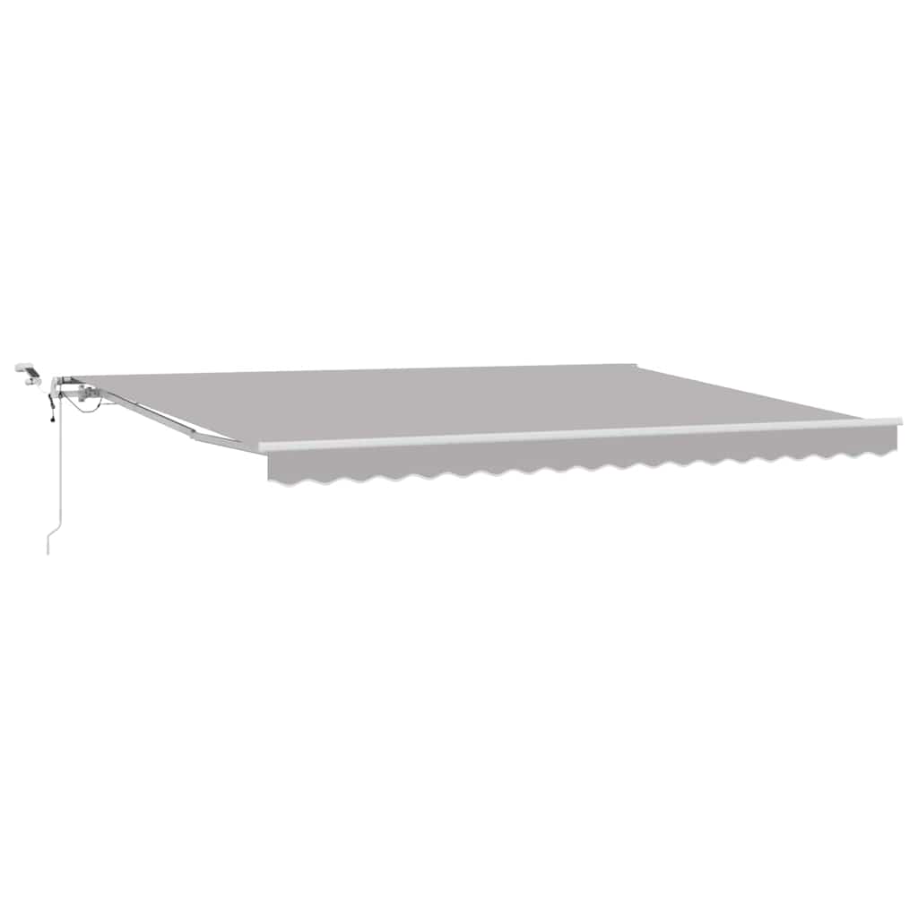 Tenda retrattile Grigio Chiaro 450 × 300 cm Poliestere