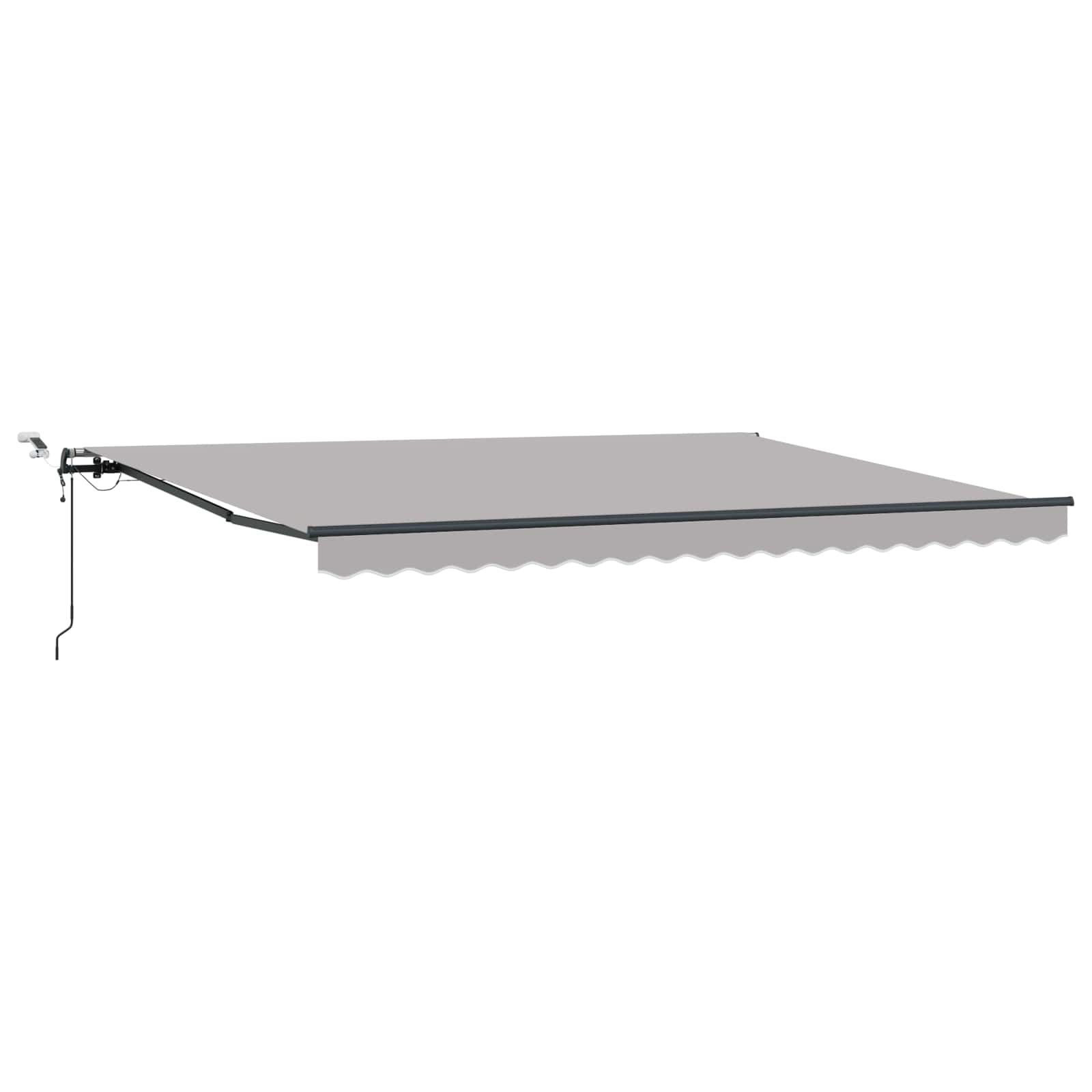 Tenda retrattile Grigio Chiaro 450 × 300 cm Poliestere