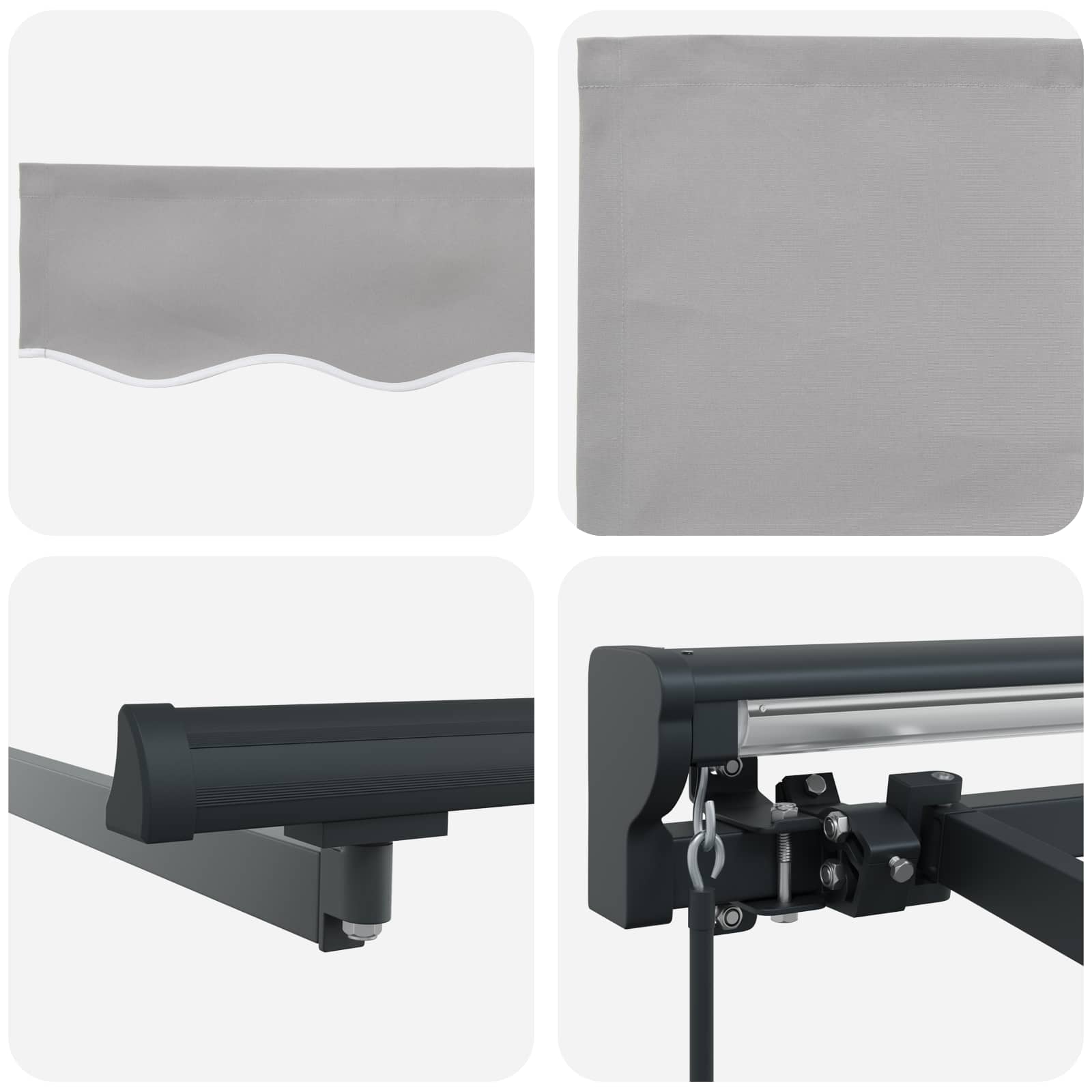 Struttura della tenda Grigio Chiaro 450 × 300 cm