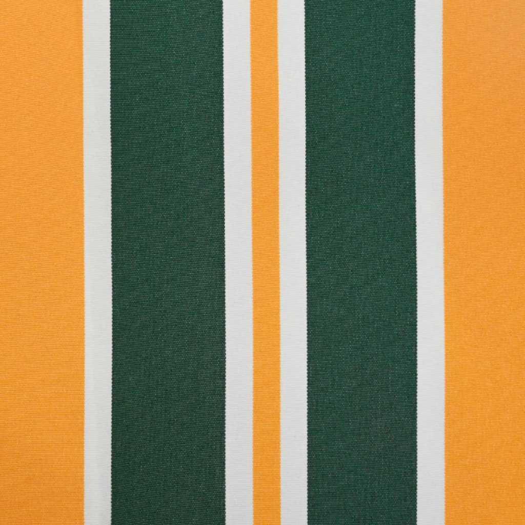 Tenda retrattile Verde e Giallo 450 x 300 x 165 cm
