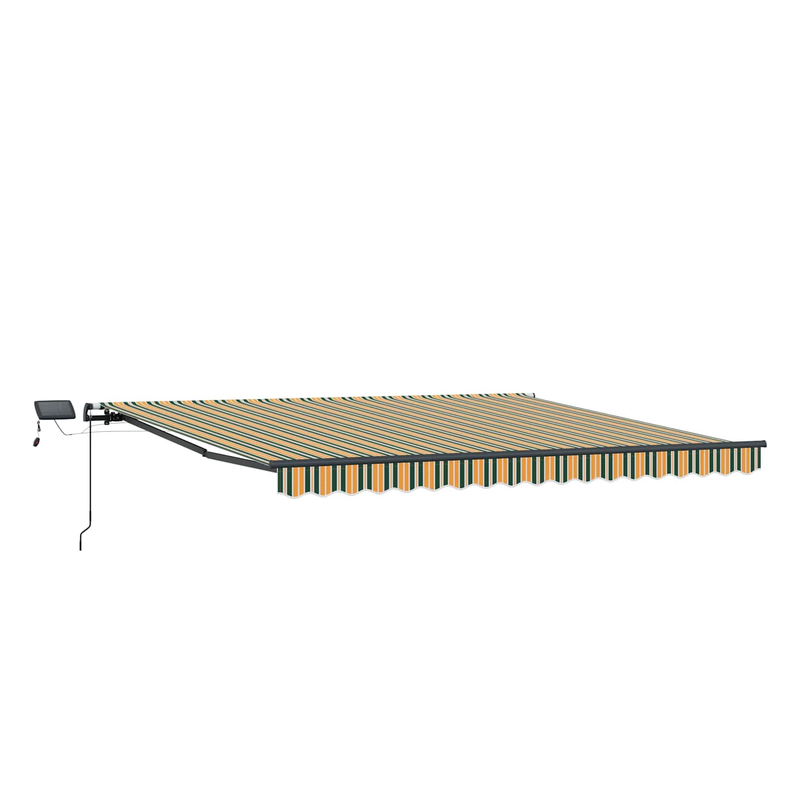 Tenda retrattile Verde e giallo 450 × 300 cm